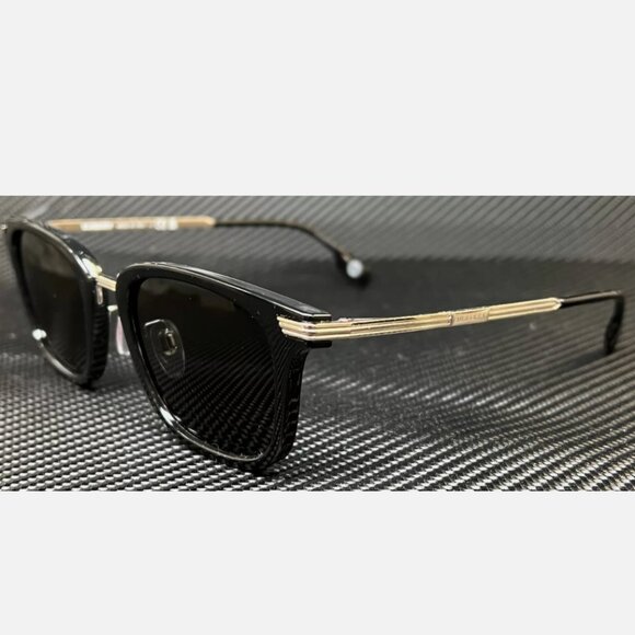 New! Burberry Black 51mm Men's Sunglasses - Picture 1 of 5
